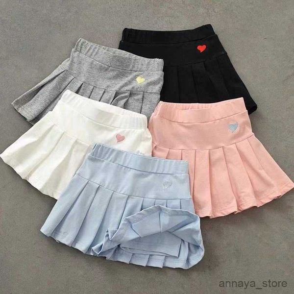 pantskirt girls' new all-match pleated culottes medium small children's summer skirt with inner safety pants student uniform skirt, Blue
pantskirt girls' new all-match pleated culottes medium small children's summer skirt with inner safety pants student uniform skirt, Blue