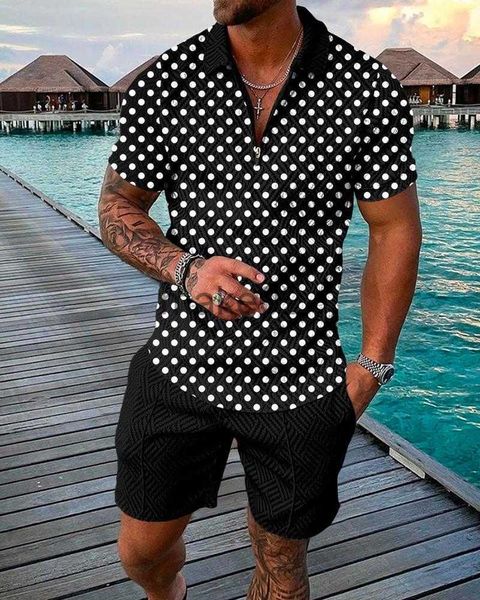 men's casual shirts summer sports suit men 3d printed casual short sleeve t shirt men's lapel zip shirt men's clothing mens p, White;black
men's casual shirts summer sports suit men 3d printed casual short sleeve t shirt men's lapel zip shirt men's clothing mens p, White;black