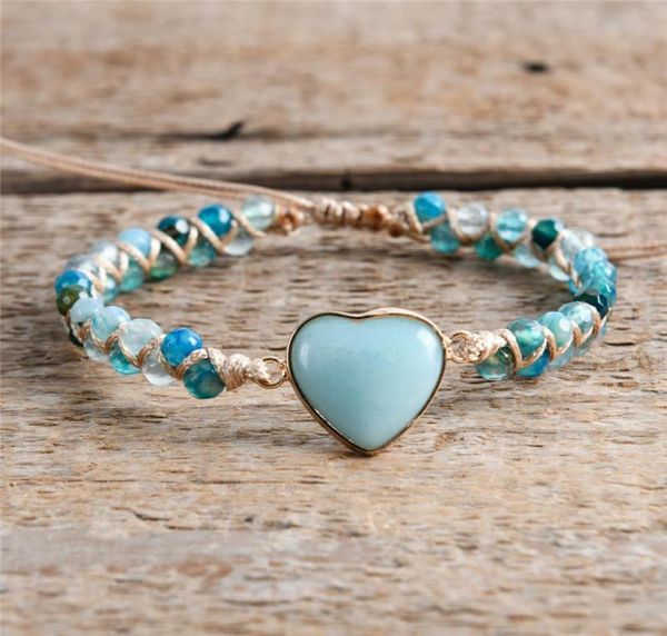 heart shape classic charm bracelets string braided macrame bracelets amazonite stone wrap bracelet femme women jewelry2720252, Golden;silver
heart shape classic charm bracelets string braided macrame bracelets amazonite stone wrap bracelet femme women jewelry2720252, Golden;silver