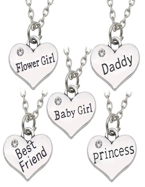 friends daddy princess baby girl flower girl charm pendant necklace silver rhinestone love heart necklace for women collar7853481
friends daddy princess baby girl flower girl charm pendant necklace silver rhinestone love heart necklace for women collar7853481