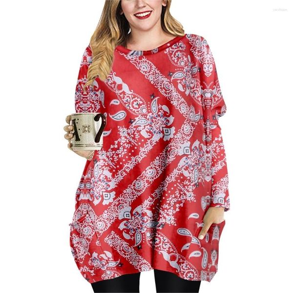 women's t shirts summer 2023 women fashion paisley splicing printed t-shirt female casual vintage clothing long sleeve blouse, White
women's t shirts summer 2023 women fashion paisley splicing printed t-shirt female casual vintage clothing long sleeve blouse, White