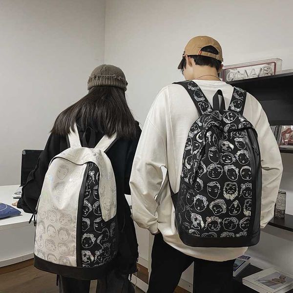 new 2023 fashion graffiti trendy backpack for men's personality dark casual backpack for college students
new 2023 fashion graffiti trendy backpack for men's personality dark casual backpack for college students