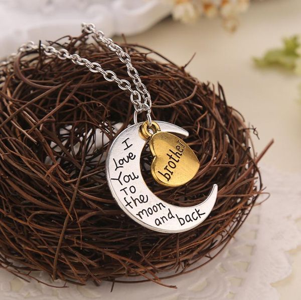 8 styles i love you to the moon and back heart and moon pendant necklace mom sister grandma family pendant necklaces3407459, Silver
8 styles i love you to the moon and back heart and moon pendant necklace mom sister grandma family pendant necklaces3407459, Silver