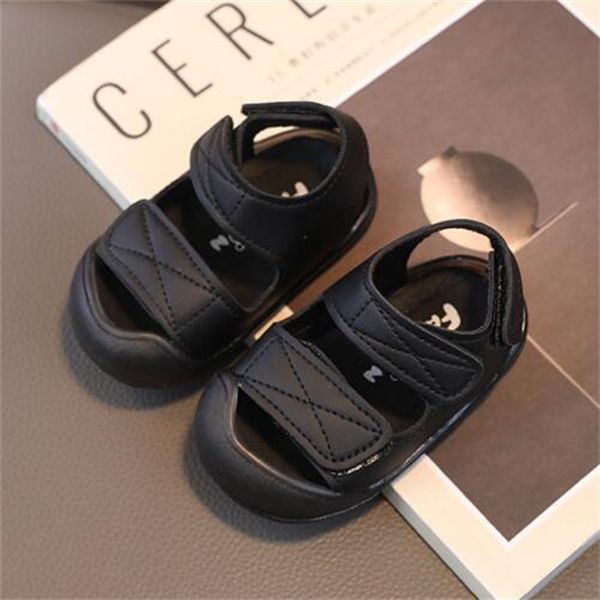 summer new baby walking shoes fashion boys' beach shoes baotou soft sole girls' sandals, Black;red
summer new baby walking shoes fashion boys' beach shoes baotou soft sole girls' sandals, Black;red