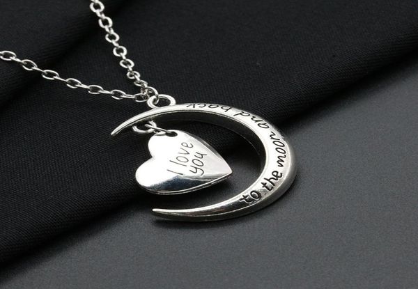 2017 i love you to the moon and back necklace heartshaped moon 20pcslot lobster clasp pendant necklaces with opp packaging3580402, Silver
2017 i love you to the moon and back necklace heartshaped moon 20pcslot lobster clasp pendant necklaces with opp packaging3580402, Silver