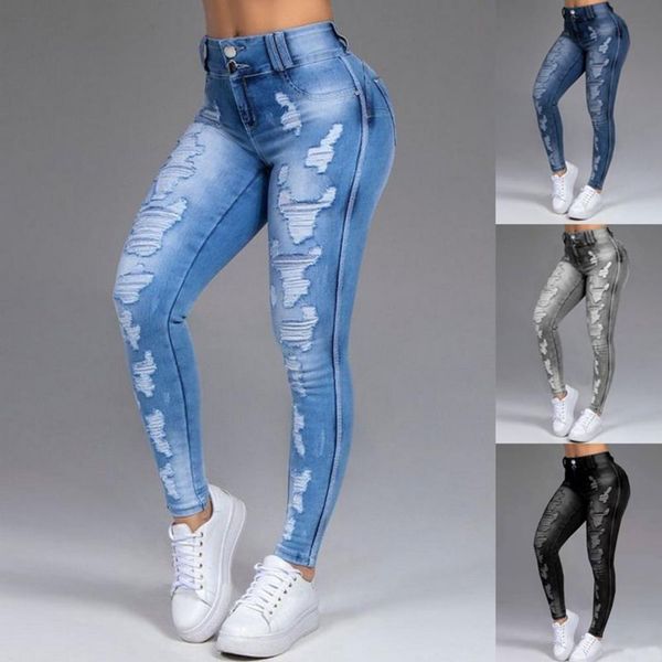 jeans 40%ipped denim pants stretchy plus size women jeans with button for daily wear, Blue
jeans 40%ipped denim pants stretchy plus size women jeans with button for daily wear, Blue
