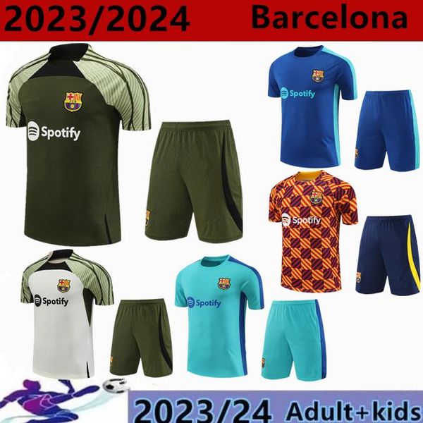 23 barcelona tracksuits soccer jersey barcelona set auba pedri gavi 23/24 new sportswear children's short sleeve vest training shirt qu, Black
23 barcelona tracksuits soccer jersey barcelona set auba pedri gavi 23/24 new sportswear children's short sleeve vest training shirt qu, Black