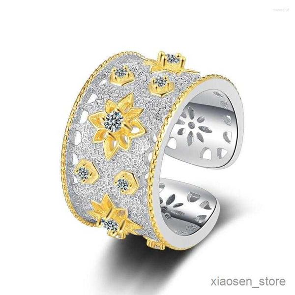wedding rings rings rings original s925 sterling gold relief flower retro texture wide open cuff finger fine jewelry r230626, Slivery;golden
wedding rings rings rings original s925 sterling gold relief flower retro texture wide open cuff finger fine jewelry r230626, Slivery;golden