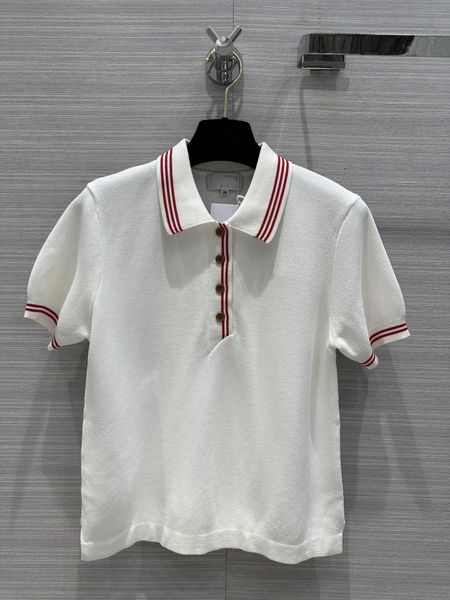2023 new summer autumn milan runway sweaters lapel neck short sleeve high end jacquard pullover women's designer 0626-1, White;black
2023 new summer autumn milan runway sweaters lapel neck short sleeve high end jacquard pullover women's designer 0626-1, White;black