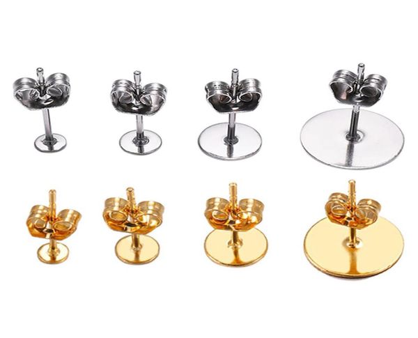 20100pcslot gold stainless steel blank post earring studs base pins with earrings plug findings ear back for diy jewelry making8424582, White
20100pcslot gold stainless steel blank post earring studs base pins with earrings plug findings ear back for diy jewelry making8424582, White