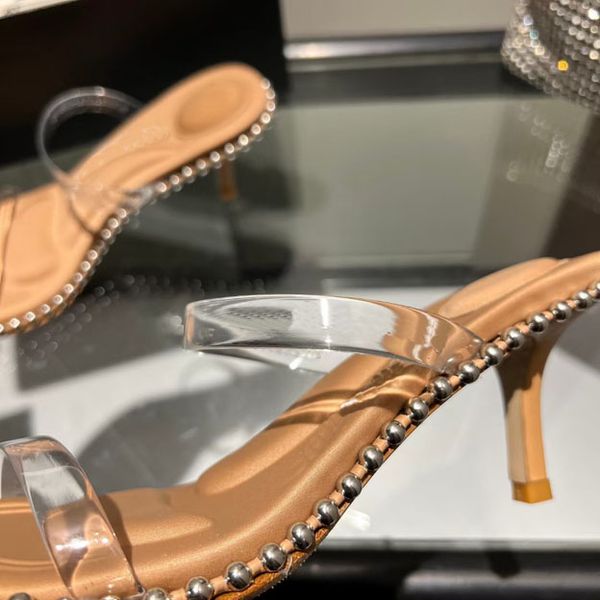 2023 designer sandals with genuine leather sole steel balls paired with women's dress shoes multi color beach slide 35-43, Black
2023 designer sandals with genuine leather sole steel balls paired with women's dress shoes multi color beach slide 35-43, Black