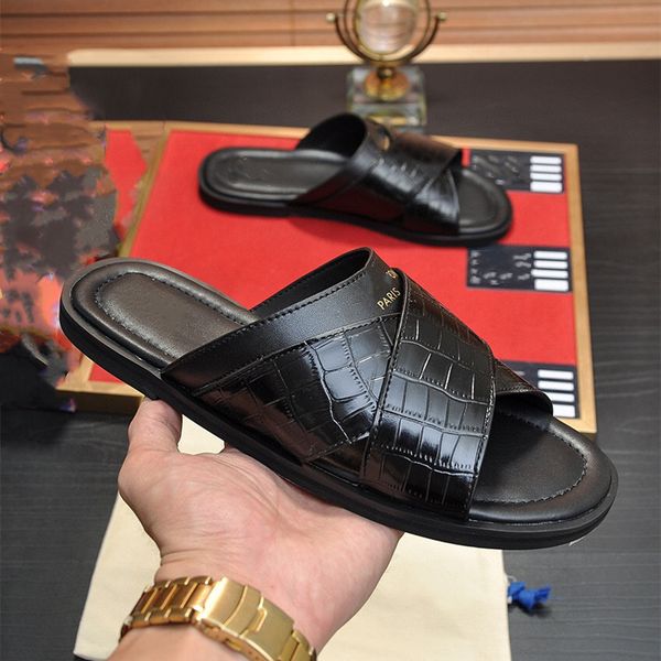 fashion slippers 2023 luis luxury design summer men flat women slope heel leather rubber letter logo casual sandals vuttonity 08-019, Black
fashion slippers 2023 luis luxury design summer men flat women slope heel leather rubber letter logo casual sandals vuttonity 08-019, Black