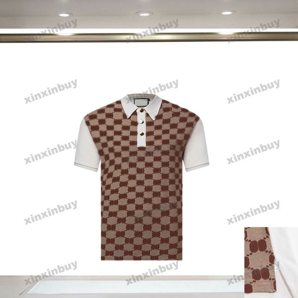 xinxinbuy men designer tee t shirt 23ss double letter jacquard fabric short sleeve cotton women blue brown s-2xl, Black;brown
xinxinbuy men designer tee t shirt 23ss double letter jacquard fabric short sleeve cotton women blue brown s-2xl, Black;brown