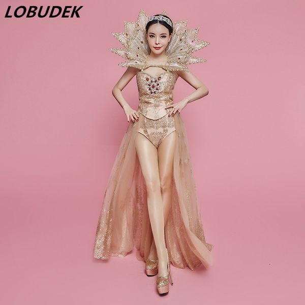 women's jumpsuits rompers gold s bodysuit lady highend luxurious outfit models catwalk dance costume star birthday party bar singer sta, Black;white
women's jumpsuits rompers gold s bodysuit lady highend luxurious outfit models catwalk dance costume star birthday party bar singer sta, Black;white
