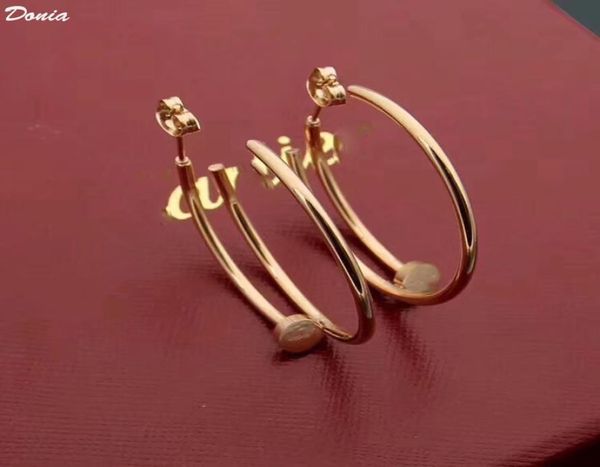 donia jewelry luxury stud european and american fashion nail titanium steel threecolor creative designer earring gift with box7493541, Golden;silver
donia jewelry luxury stud european and american fashion nail titanium steel threecolor creative designer earring gift with box7493541, Golden;silver