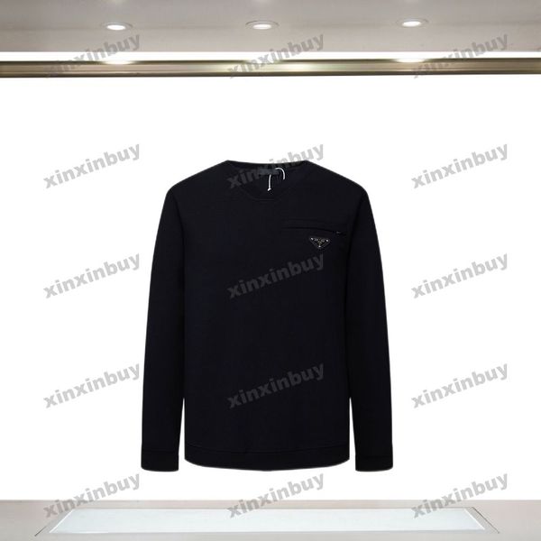 xinxinbuy men women designer sweatshirt hoodie metal triangle label milano sweater paris apparel black white s-xl, Black;brown
xinxinbuy men women designer sweatshirt hoodie metal triangle label milano sweater paris apparel black white s-xl, Black;brown
