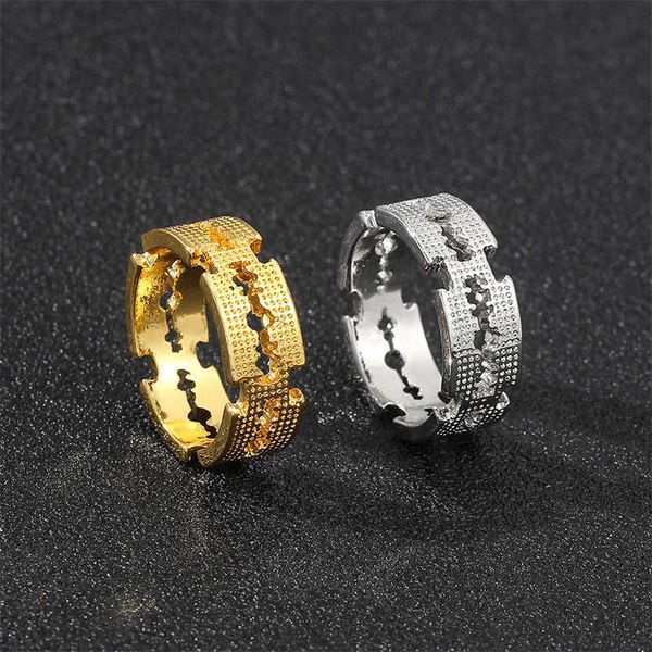 cluster rings fashion charm exaggerated blade ring for men women punk hipop party tool finger couple jewelry birthday gift wholesale 230620, Golden;silver
cluster rings fashion charm exaggerated blade ring for men women punk hipop party tool finger couple jewelry birthday gift wholesale 230620, Golden;silver