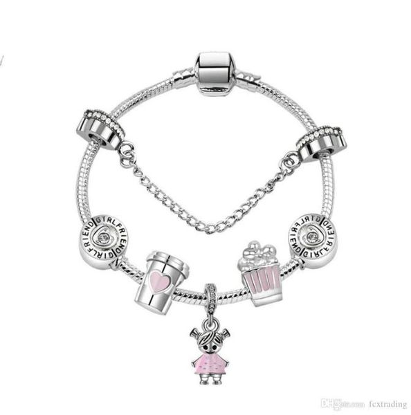 1721cm charm beads bracelets sweet cute girl pendant 925 silver bracelet diy jewelry as a gift9226307, Golden;silver
1721cm charm beads bracelets sweet cute girl pendant 925 silver bracelet diy jewelry as a gift9226307, Golden;silver