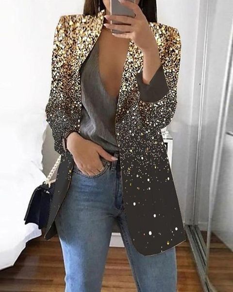 dress bright print long sleeve suit pink flash shirt set jacket party cardigan dance wedding party women's casual set, White
dress bright print long sleeve suit pink flash shirt set jacket party cardigan dance wedding party women's casual set, White