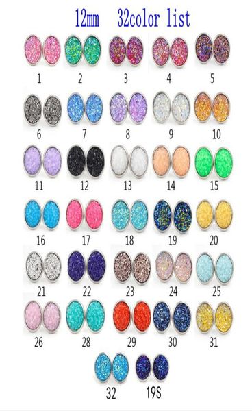 8mm 12mm nice handmade resin round mermaid druzy earrings trendy simple stainless steel tone wholesaling resin stone earring for l5049184, Golden;silver
8mm 12mm nice handmade resin round mermaid druzy earrings trendy simple stainless steel tone wholesaling resin stone earring for l5049184, Golden;silver