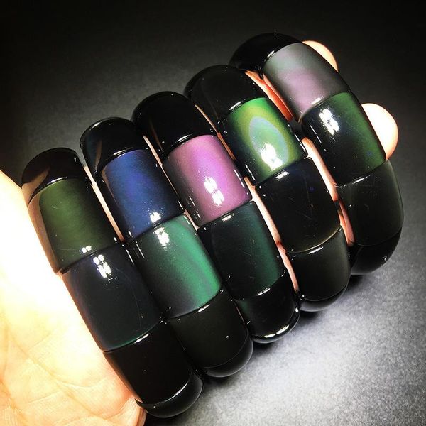 bangle dropshipping rainbow obsidian natural obsidian stone bracelet colorful eye beads bracelets lucky for women men crystal jewelry, Black
bangle dropshipping rainbow obsidian natural obsidian stone bracelet colorful eye beads bracelets lucky for women men crystal jewelry, Black