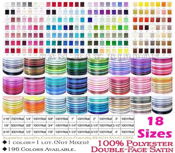 double face satin ribbons 18 sizes196 colors availablesuperior quality for diy craftzakkahairsewingpackagingwedding party7258644, Slivery;white
double face satin ribbons 18 sizes196 colors availablesuperior quality for diy craftzakkahairsewingpackagingwedding party7258644, Slivery;white