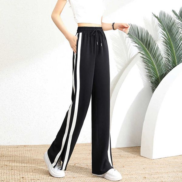 summer new fashion slim drop straight split wide leg camp flare baggy cargo women pants women's elastic waist age reducing pants women&, Black;white
summer new fashion slim drop straight split wide leg camp flare baggy cargo women pants women's elastic waist age reducing pants women&, Black;white