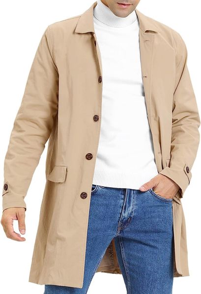men's jackets mens designer jackets slim fit single breasted casual long trench coat lightweight lapel fall windbreaker overcoat 2023, Black;brown
men's jackets mens designer jackets slim fit single breasted casual long trench coat lightweight lapel fall windbreaker overcoat 2023, Black;brown