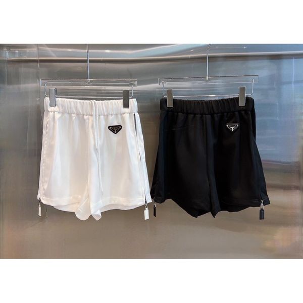 summer triangle shorts with side zipper adjustable design for easy wear style, White;black
summer triangle shorts with side zipper adjustable design for easy wear style, White;black