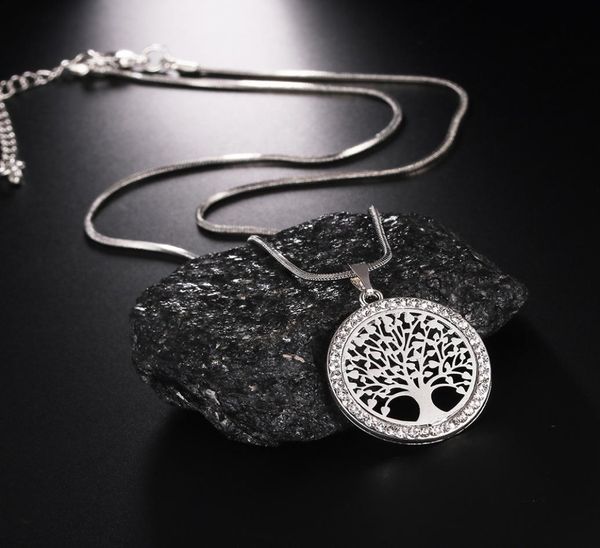new tree of life pendant diamond necklaces hollow carved charm chokers long necklace for women life tree sweater chain fashion jew2220941, Silver
new tree of life pendant diamond necklaces hollow carved charm chokers long necklace for women life tree sweater chain fashion jew2220941, Silver