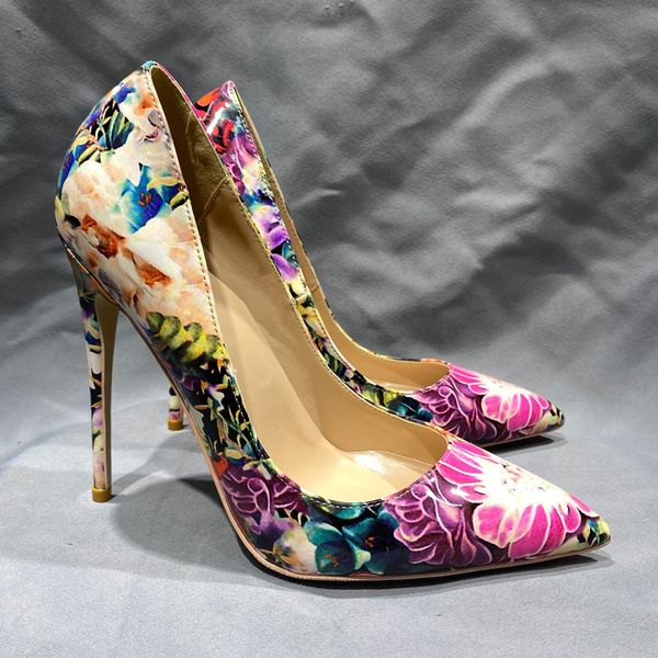 print leather colorful flower womens shoes basic patchwork high heels women pumps point plus size 33-45 customized heeled shoes, Black
print leather colorful flower womens shoes basic patchwork high heels women pumps point plus size 33-45 customized heeled shoes, Black