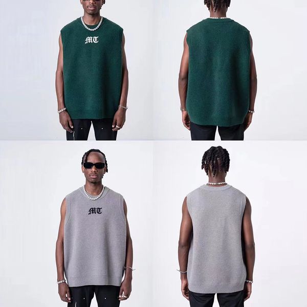 sleeveless v neck pullover sweaters oversized men's streetwear match letter knitted vest
sleeveless v neck pullover sweaters oversized men's streetwear match letter knitted vest