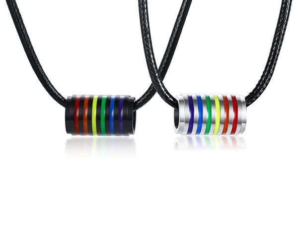 rainbow pendant necklace for women mens stainless steel cylindrical pendant necklace lgbtq accessories bisexual fashion jewelry3148852, Silver
rainbow pendant necklace for women mens stainless steel cylindrical pendant necklace lgbtq accessories bisexual fashion jewelry3148852, Silver