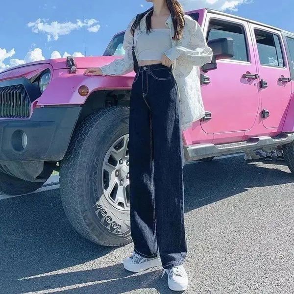 jeans beenle jeans 2022 spring summer women fashion dark blue straight jeans korean version high waist loose drape wide leg pants
jeans beenle jeans 2022 spring summer women fashion dark blue straight jeans korean version high waist loose drape wide leg pants