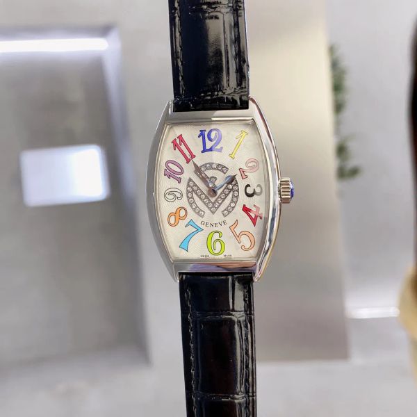 women's quartz watch barrel type mueller color dreams size 43x31 mm set with diamonds noble fashion watch, Slivery;brown
women's quartz watch barrel type mueller color dreams size 43x31 mm set with diamonds noble fashion watch, Slivery;brown
