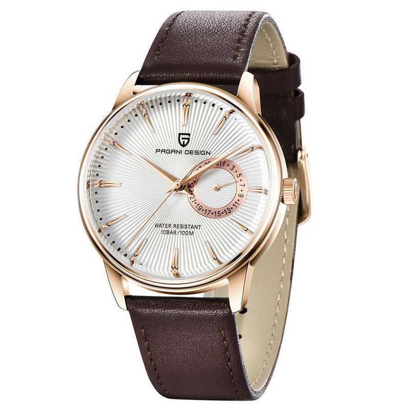 pagani design men's watch belt simple design calendar day small hands pd-1654 0624-222-23, Slivery;brown
pagani design men's watch belt simple design calendar day small hands pd-1654 0624-222-23, Slivery;brown