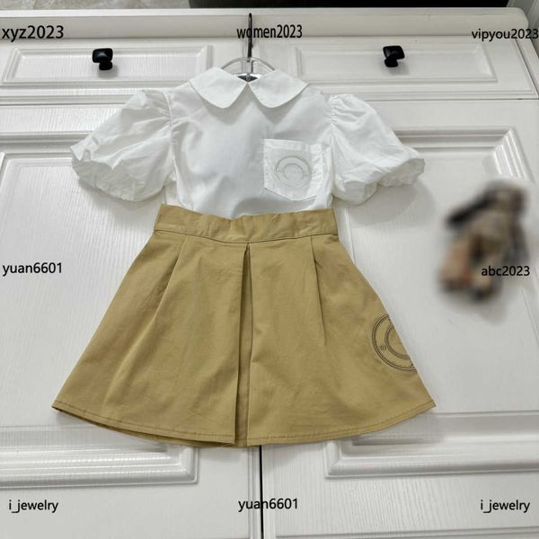 designer baby clothes kids tracksuits girl dress 2pcs solid color bubble sleeve shirt and khaki pleated skirt #multiple product, White
designer baby clothes kids tracksuits girl dress 2pcs solid color bubble sleeve shirt and khaki pleated skirt #multiple product, White