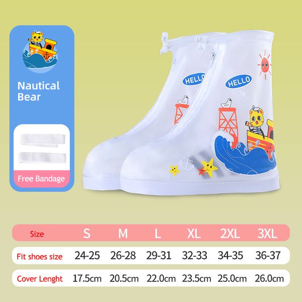 1 set transparent non-slip waterproof rain shoe covers solid rain shoes kids cartoon dinosaur galoshes zip pvc rain shoes protec, Red;brown
1 set transparent non-slip waterproof rain shoe covers solid rain shoes kids cartoon dinosaur galoshes zip pvc rain shoes protec, Red;brown