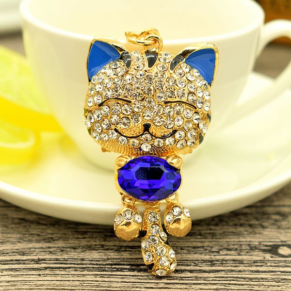 new design crystal lovely cat keychain keyring bag purse alloy key chain car key holder charm women gifts, Slivery;golden
new design crystal lovely cat keychain keyring bag purse alloy key chain car key holder charm women gifts, Slivery;golden