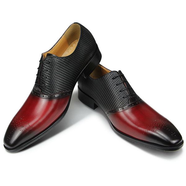 luxury brand oxfords shoes mens genuine cow leather dress shoes wedding pointed toe laceup print brogues springautumn style, Black
luxury brand oxfords shoes mens genuine cow leather dress shoes wedding pointed toe laceup print brogues springautumn style, Black