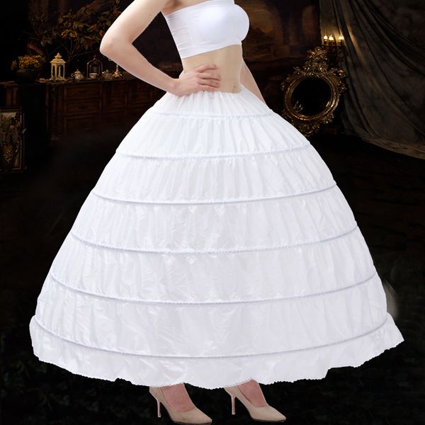 petticoats women 6 hoop floor length a-line petticoat crinoline skirt ball gown underskirt, White
petticoats women 6 hoop floor length a-line petticoat crinoline skirt ball gown underskirt, White