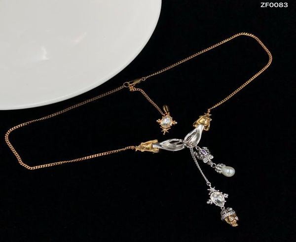 designermcqueen039s winged skeleton necklace is studded with diamonds to make it look better this is a classic hip hop accesso5756011, Silver
designermcqueen039s winged skeleton necklace is studded with diamonds to make it look better this is a classic hip hop accesso5756011, Silver