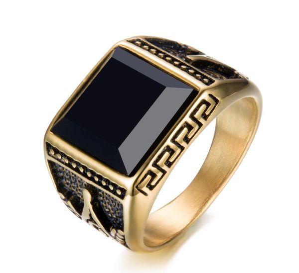 2018 brand new simple style black zircon mens stainless steel gold ring finger rings fast 4348113, Silver
2018 brand new simple style black zircon mens stainless steel gold ring finger rings fast 4348113, Silver