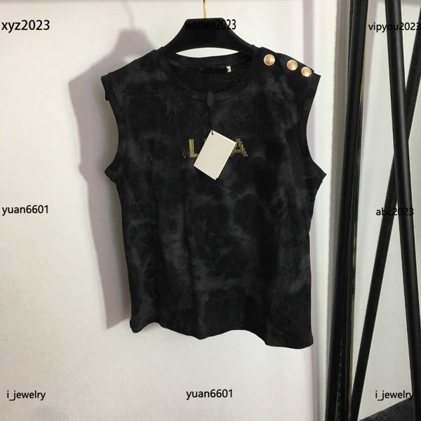 women tank 3d logo letter printing sleeveless t shirt girl vest logo gold button decoration waistcoat #multiple product, White
women tank 3d logo letter printing sleeveless t shirt girl vest logo gold button decoration waistcoat #multiple product, White