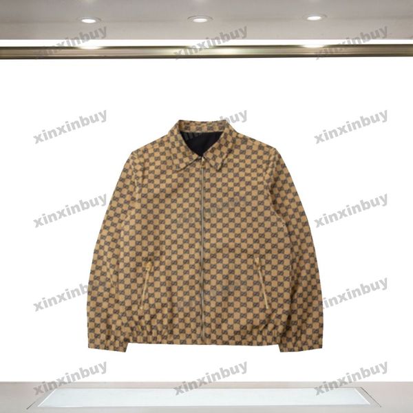 xinxinbuy men designer coat jacket paris double sided jacquard letter fabric long sleeve women khaki blue m-3xl, Black;brown
xinxinbuy men designer coat jacket paris double sided jacquard letter fabric long sleeve women khaki blue m-3xl, Black;brown