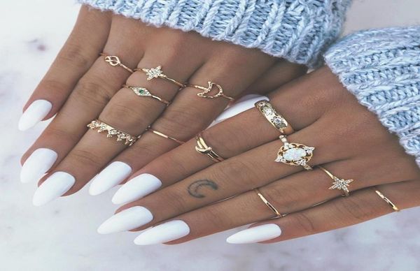 vintage star opal crystal finger band rings set 13pcs bohemian gold moon crown knuckle ring women beach wedding party jewelry acce4172652, Silver
vintage star opal crystal finger band rings set 13pcs bohemian gold moon crown knuckle ring women beach wedding party jewelry acce4172652, Silver