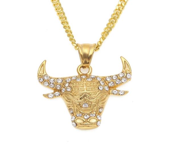 ox head pendant necklace gold plated stainless steel inlaid austrian rhinestone bull head pendant 60cm chain3471567, Silver
ox head pendant necklace gold plated stainless steel inlaid austrian rhinestone bull head pendant 60cm chain3471567, Silver