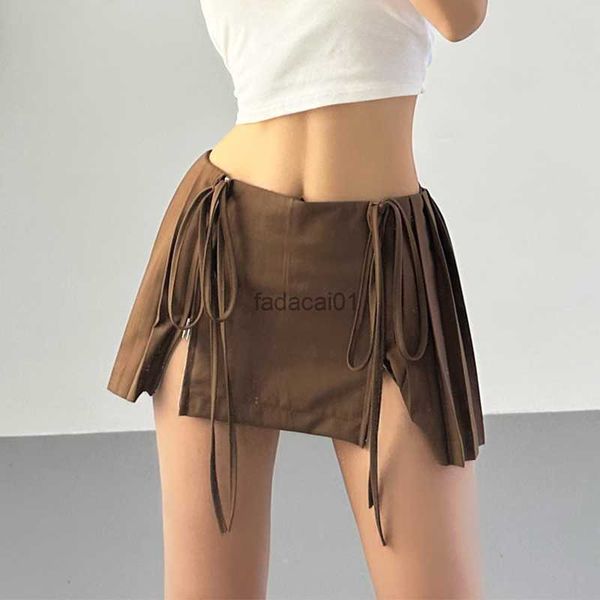 summer high waist skirts womens mini skirts vintage bandage pleated skirt korean tennis skirts short khaki white black 2023 l230621
summer high waist skirts womens mini skirts vintage bandage pleated skirt korean tennis skirts short khaki white black 2023 l230621