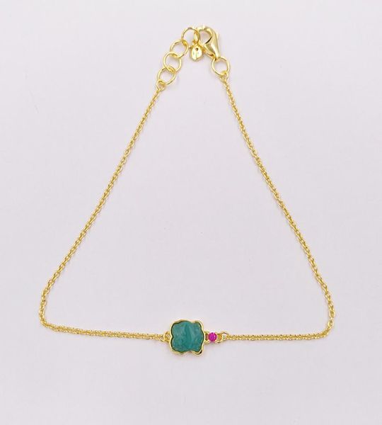 gold bear color bracelet with amazonite and ruby authentic 925 sterling silver bracelets fits european bear jewelry style gift and1285809, Golden;silver
gold bear color bracelet with amazonite and ruby authentic 925 sterling silver bracelets fits european bear jewelry style gift and1285809, Golden;silver