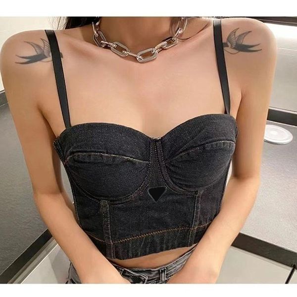 woman underwear denim desiger bras yoga vest cowboy summer swimwears beach underwears lady slim tank, Black;white
woman underwear denim desiger bras yoga vest cowboy summer swimwears beach underwears lady slim tank, Black;white